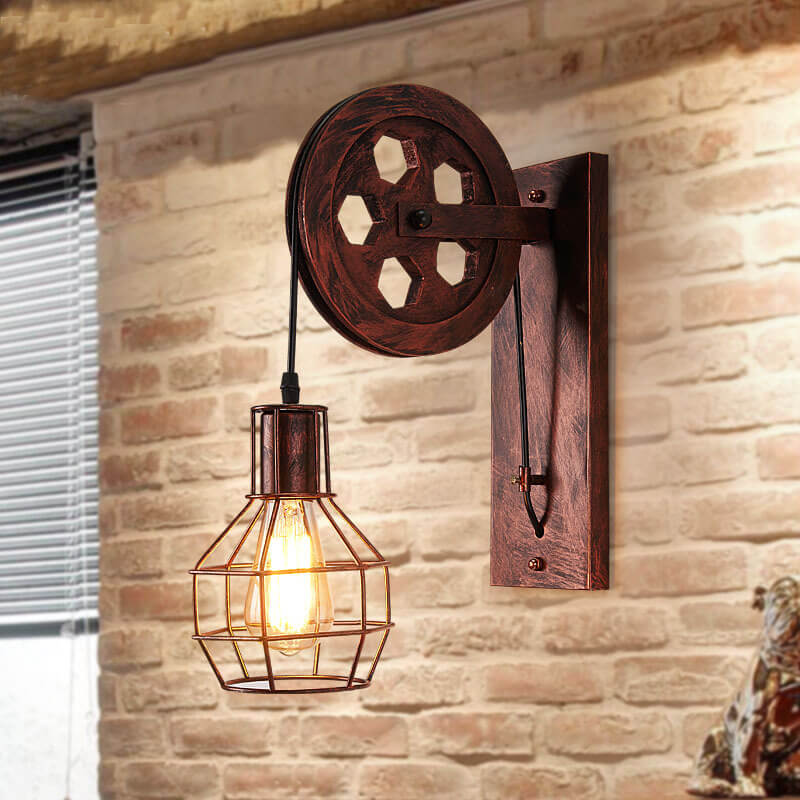 Lumenra | Modern Geometric Iron Wall Sconce Lighting | Veisp
