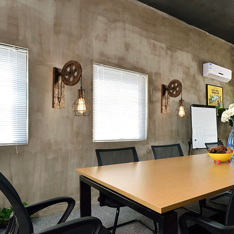 Lumenra | Modern Geometric Iron Wall Sconce Lighting | Veisp