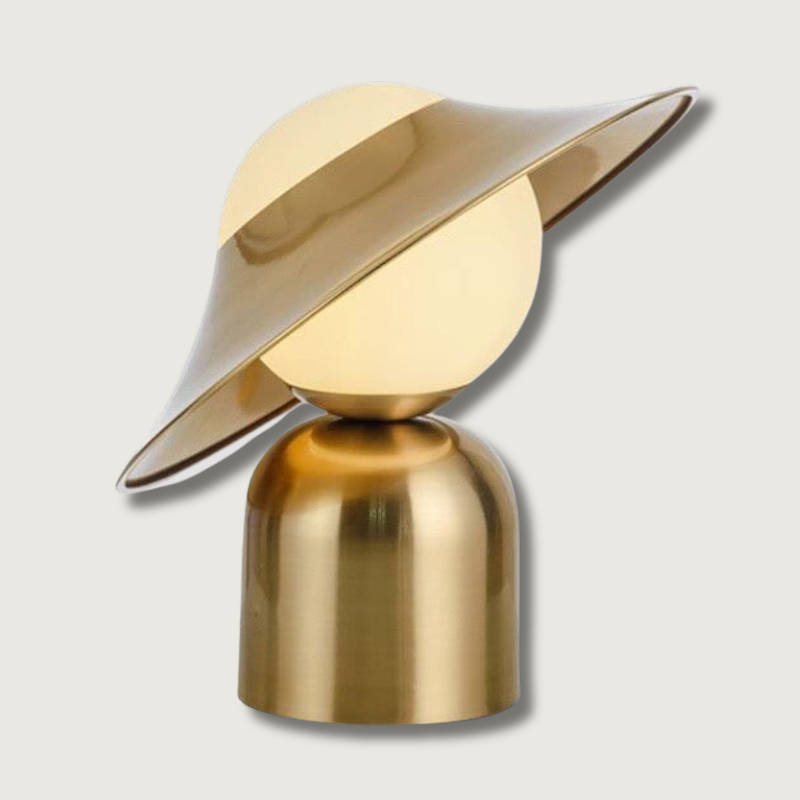 AureaNord Gold Nordic Table Lamp For Living Room Accent | Veisp