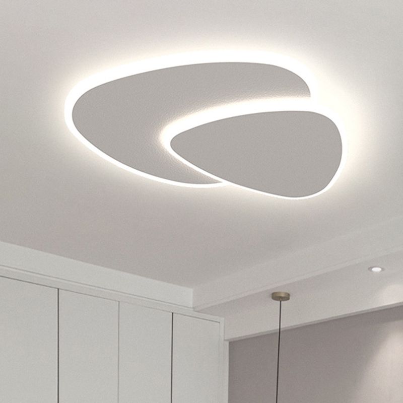 LuminaOrb Radiant White LED Modern Ceiling Light Fixture | Veisp