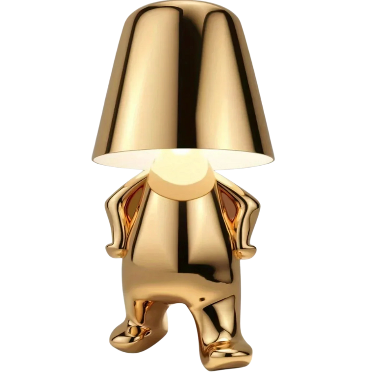 Aurielle | Golden Sculptural Table Lamp For Home And Office | Veisp