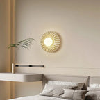 Lumora | Modern Resin Wall Lamp For Bedroom Ambient Glow | Veisp