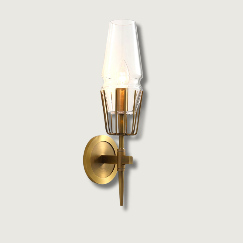 Aureline Modern Black And Gold Wall Lamp For Luxe Rooms | Veisp