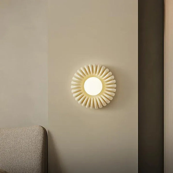 Lumora | Modern Resin Wall Lamp For Bedroom Ambient Glow | Veisp