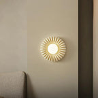 Lumora | Modern Resin Wall Lamp For Bedroom Ambient Glow | Veisp