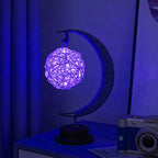 Aurelle | Warm Glass Moon Lamp for Soft Ambient Lighting | Veisp