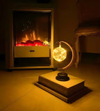 Aurelle | Warm Glass Moon Lamp for Soft Ambient Lighting | Veisp