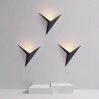 LumaZen | Zen-Inspired Triangular Outdoor LED Wall Light | Veisp