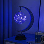 Aurelle | Warm Glass Moon Lamp for Soft Ambient Lighting | Veisp