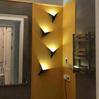 LumaZen | Zen-Inspired Triangular Outdoor LED Wall Light | Veisp