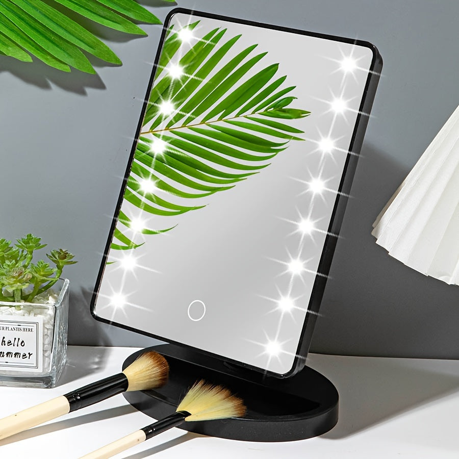LustraGlow 16-LED Dimmable Adjustable Makeup Mirror | Veisp