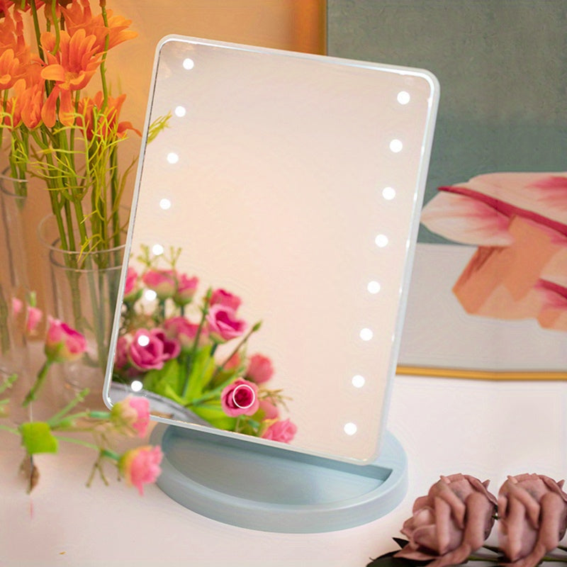 LustraGlow 16-LED Dimmable Adjustable Makeup Mirror | Veisp