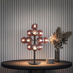 Vinora | Black Iron & Glass Grape-Inspired Table Lamp | Veisp