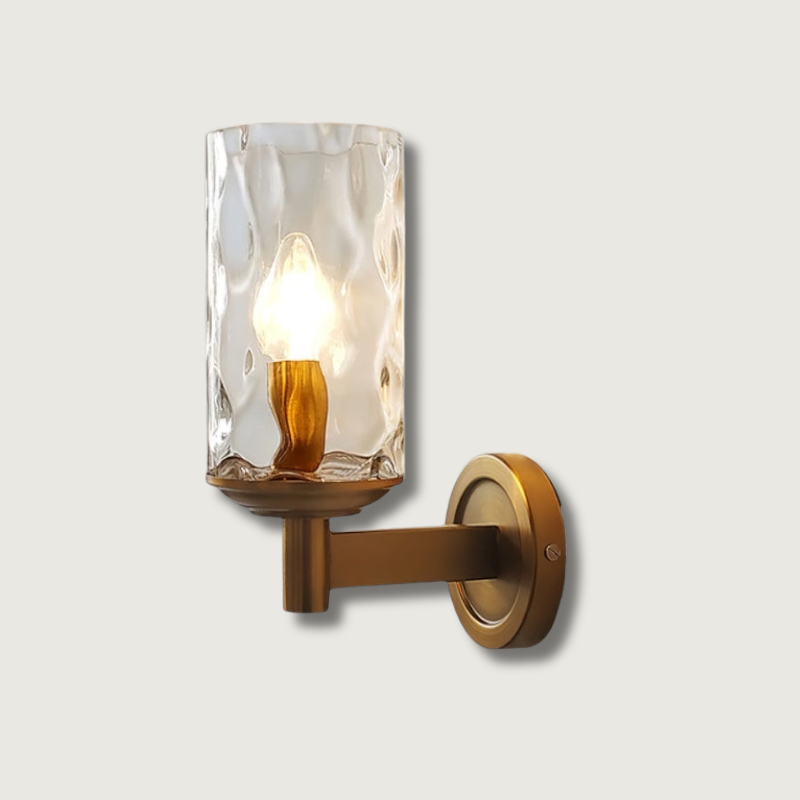 Aurelle Glass Wall Light for Warm Ambient Room Lighting | Veisp