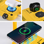 LumaCore 3-In-1 RGB Wireless Charging Desk Lamp With Timer | Veisp