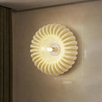 Lumora | Modern Resin Wall Lamp For Bedroom Ambient Glow | Veisp