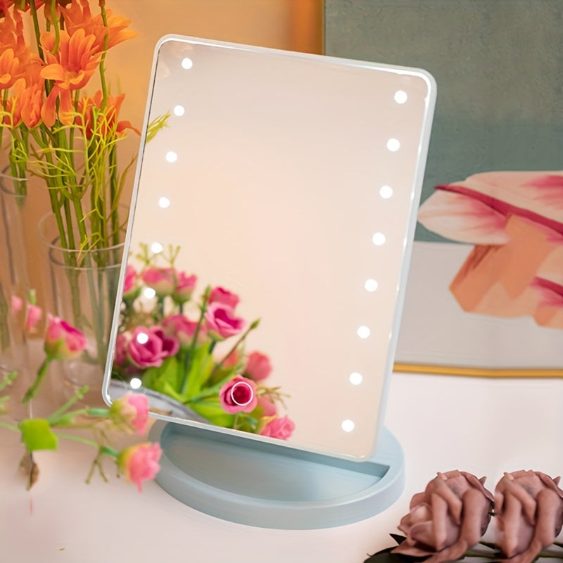 LustraGlow 16-LED Dimmable Adjustable Makeup Mirror | Veisp