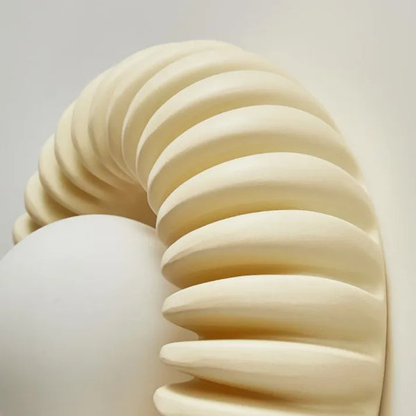 Lumora | Modern Resin Wall Lamp For Bedroom Ambient Glow | Veisp