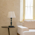 Aurelia | Twisted Wood Base Table Lamp, Pleated Shade | Veisp