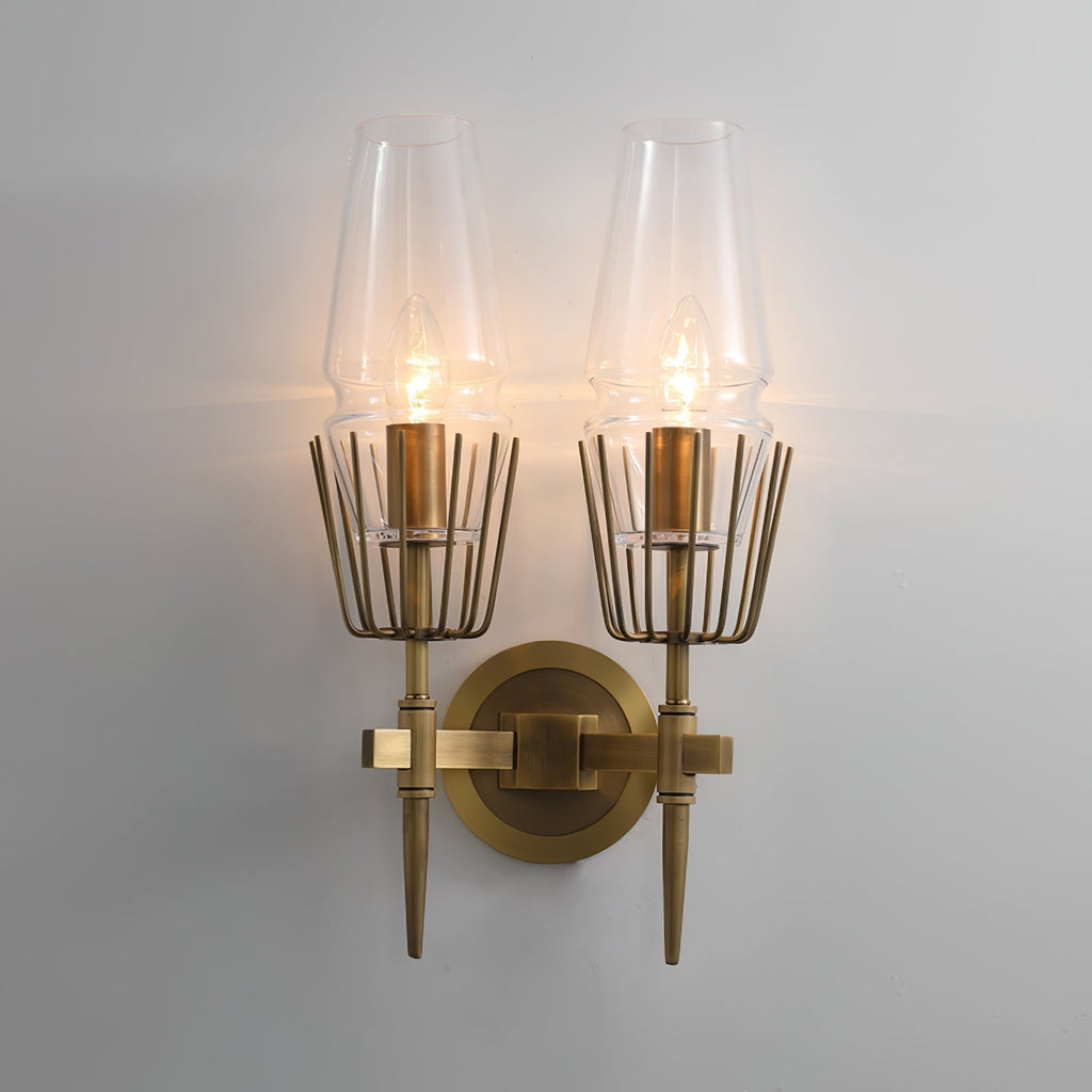 Aureline Modern Black And Gold Wall Lamp For Luxe Rooms | Veisp