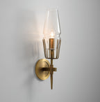 Aureline Modern Black And Gold Wall Lamp For Luxe Rooms | Veisp
