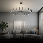 Luminora Candlelight Chandelier for Living Room Decor