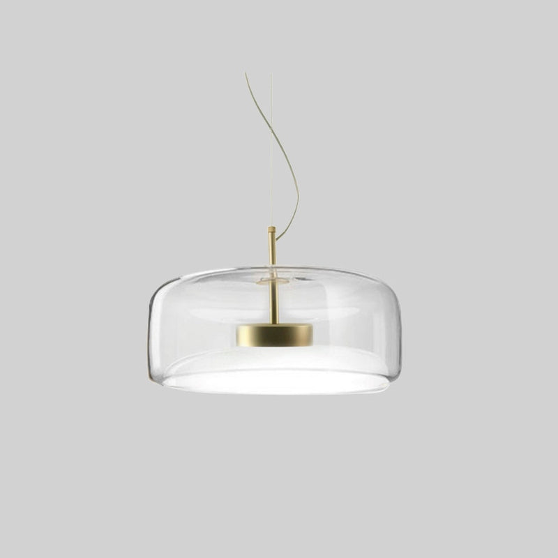 AuricRay Retro Gold Glass LED Pendant Light Fixture | Veisp
