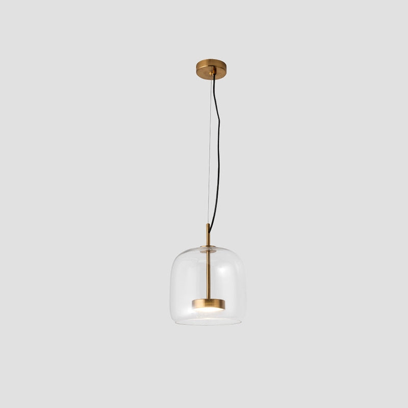AuricRay Retro Gold Glass LED Pendant Light Fixture | Veisp