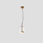 AuricRay Retro Gold Glass LED Pendant Light Fixture | Veisp