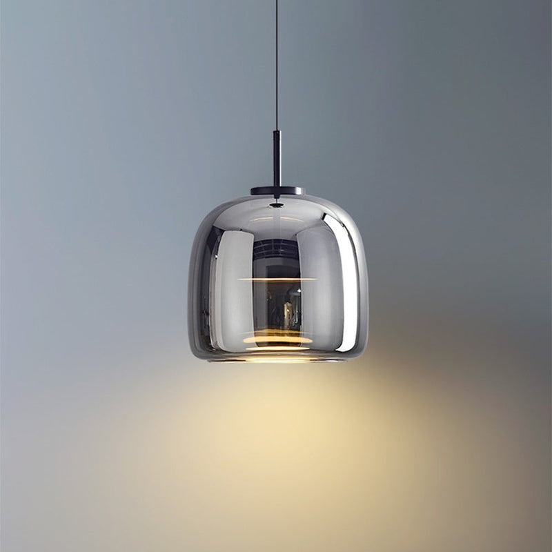 AuricRay Retro Gold Glass LED Pendant Light Fixture | Veisp