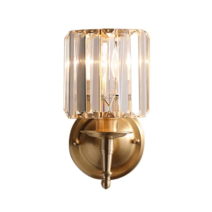 Aureline Luxe Vintage Crystal Wall Lamp For Living Rooms | Veisp