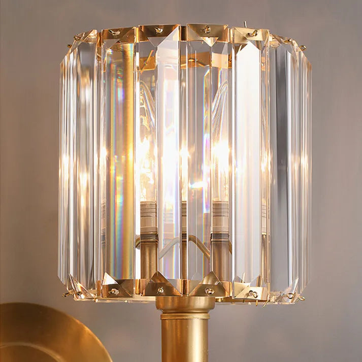 Aureline Luxe Vintage Crystal Wall Lamp For Living Rooms | Veisp