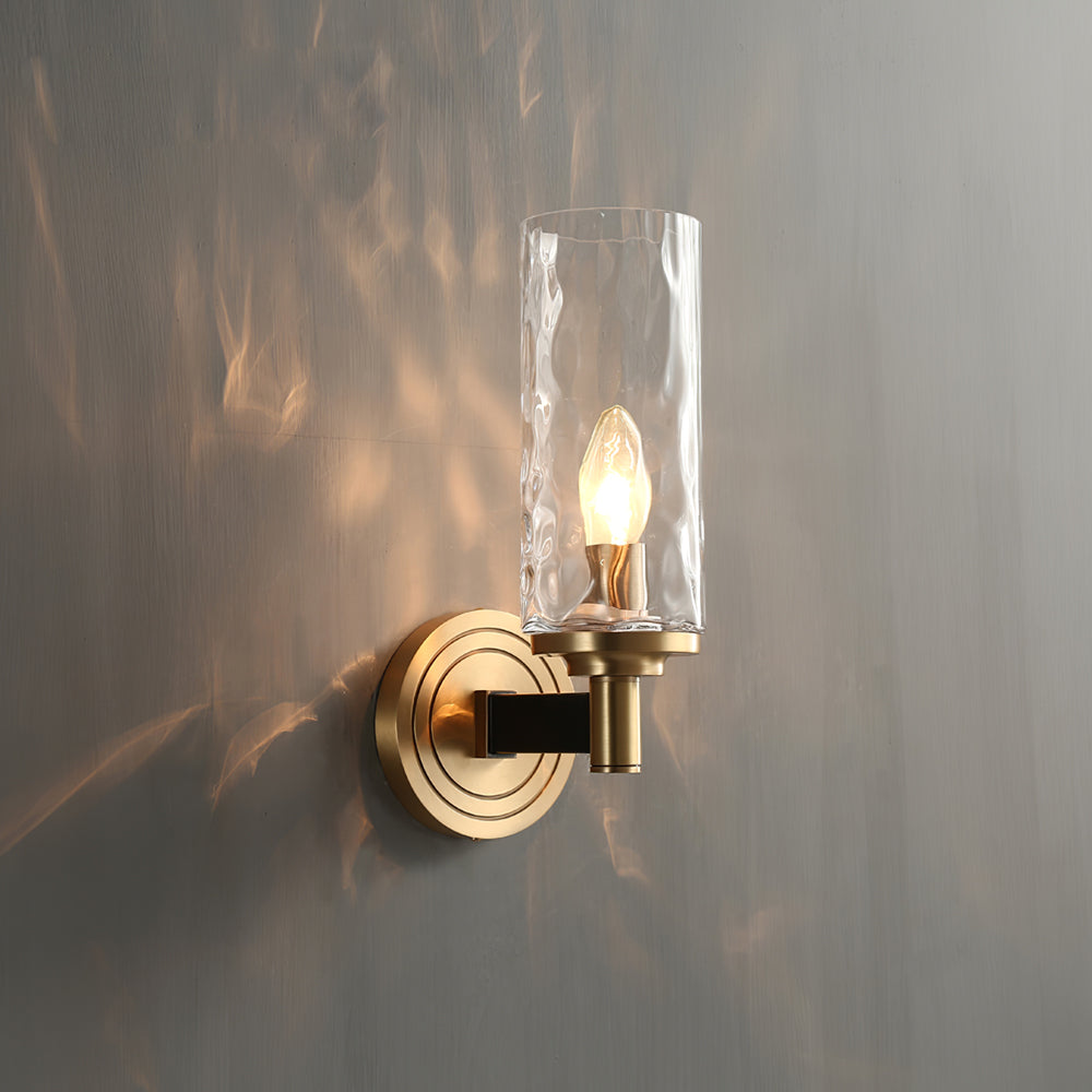 Aurelle Glass Wall Light for Warm Ambient Room Lighting | Veisp