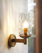 Aurelle Glass Wall Light for Warm Ambient Room Lighting | Veisp