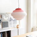 NimbusGlow Frosted Glass Pendant Lamp In Gradient Shades | Veisp