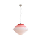 NimbusGlow Frosted Glass Pendant Lamp In Gradient Shades | Veisp