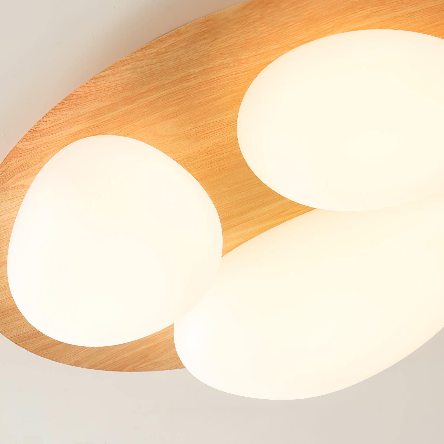 Avenora Minimalist Opal Acrylic Ceiling Light Warm Glow | Veisp
