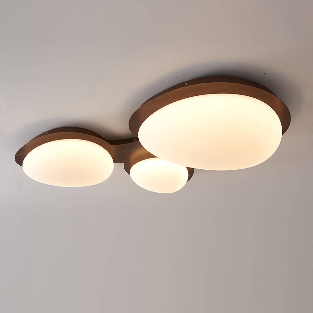 Avenora Minimalist Opal Acrylic Ceiling Light Warm Glow | Veisp