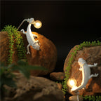 ArborLuxe Resin Lizard Table Lamp For Natural Home Decor | Veisp