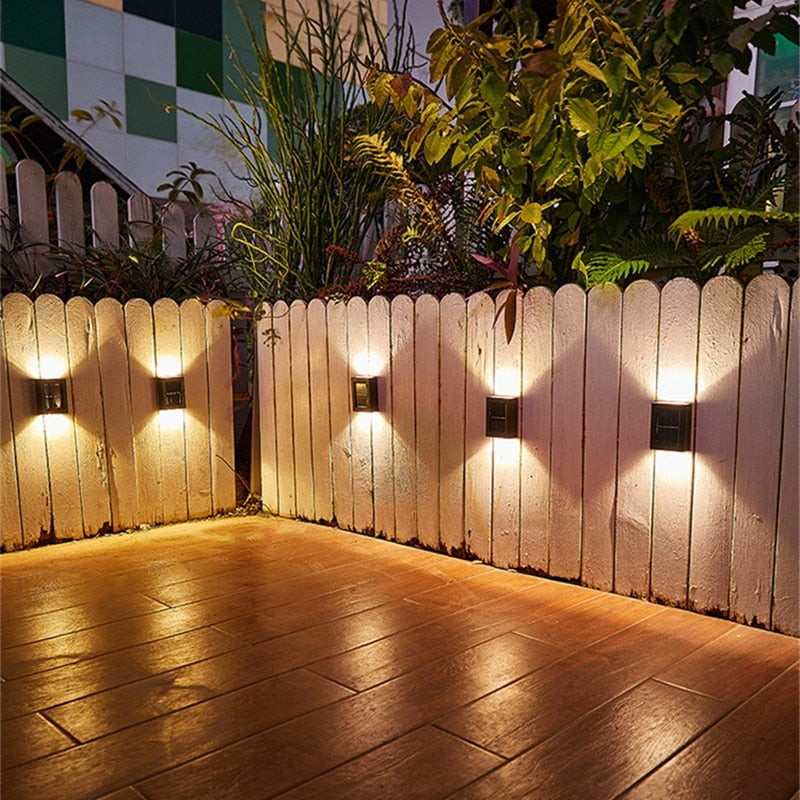 LumiPost Solar Fence Lights Mount Vertical Or Horizontal | Veisp