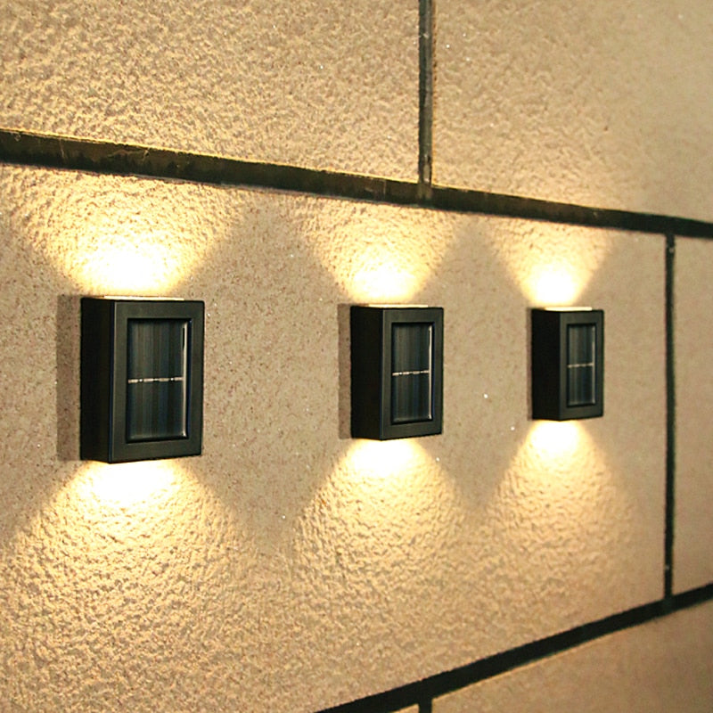 LumiPost Solar Fence Lights Mount Vertical Or Horizontal | Veisp
