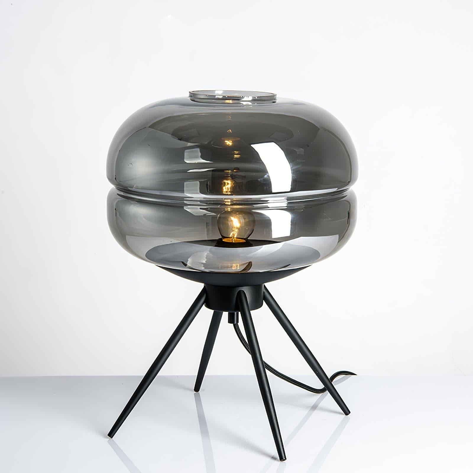 LumiJar Glass LED Table Lamp With Warm Ambient Glow | Veisp