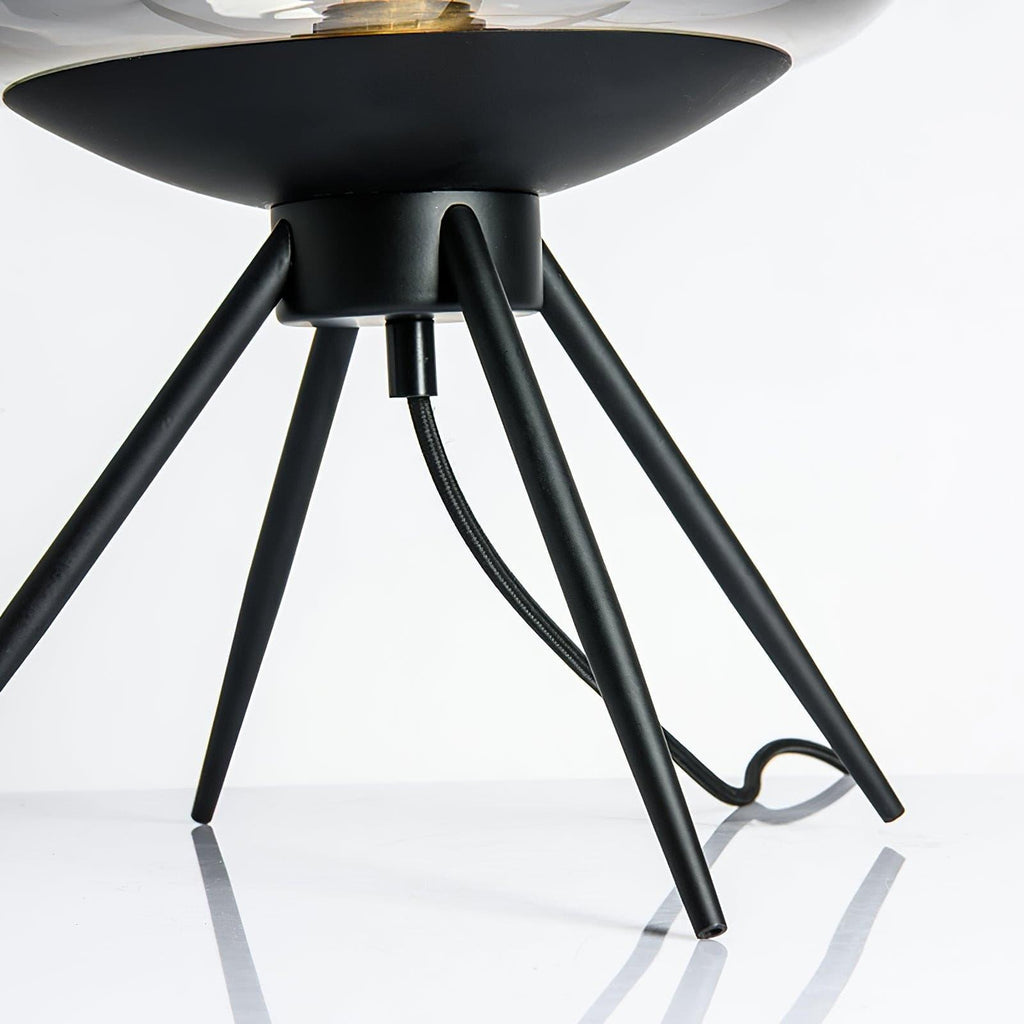 LumiJar Glass LED Table Lamp With Warm Ambient Glow | Veisp