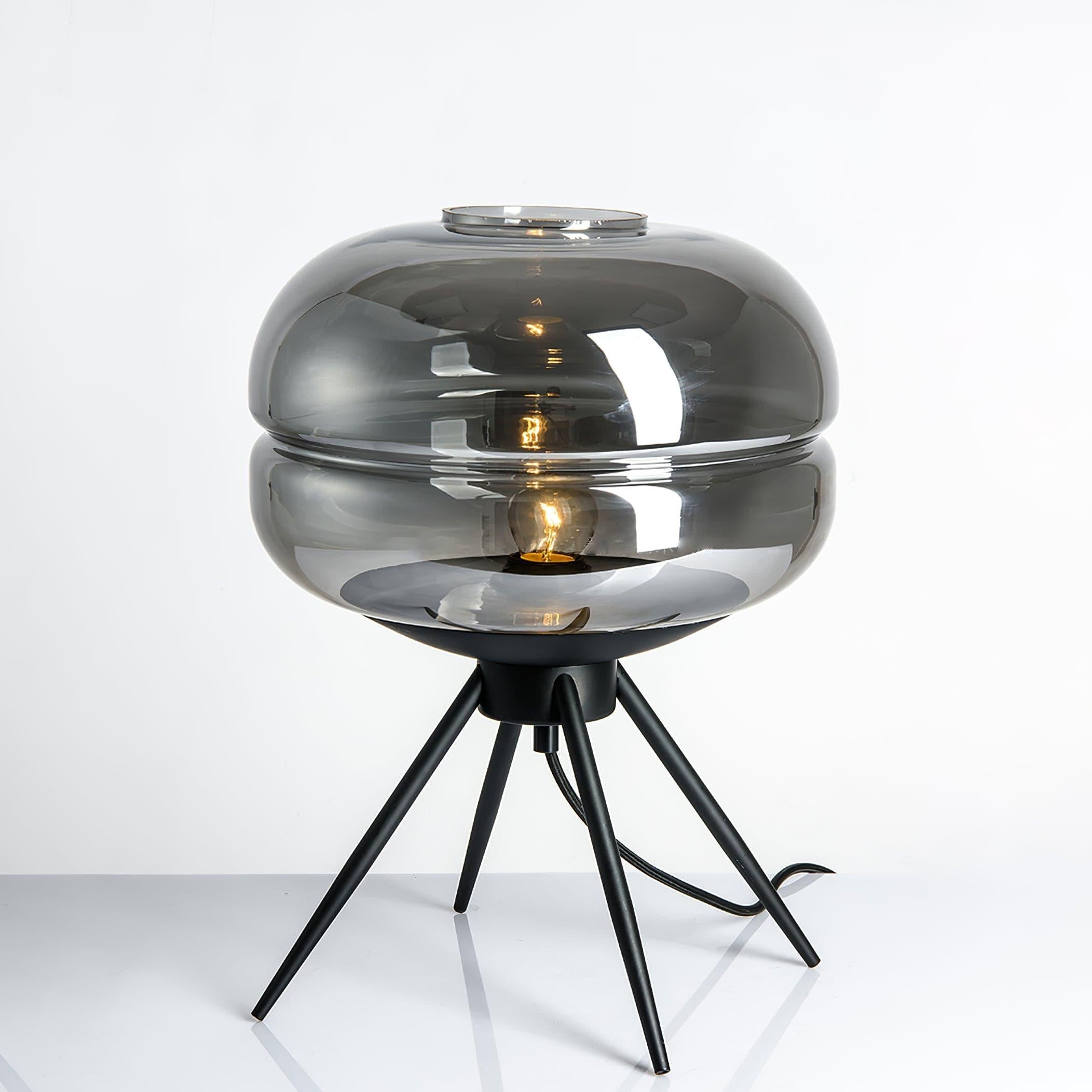 LumiJar Glass LED Table Lamp With Warm Ambient Glow | Veisp