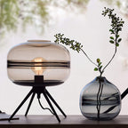 LumiJar Glass LED Table Lamp With Warm Ambient Glow | Veisp