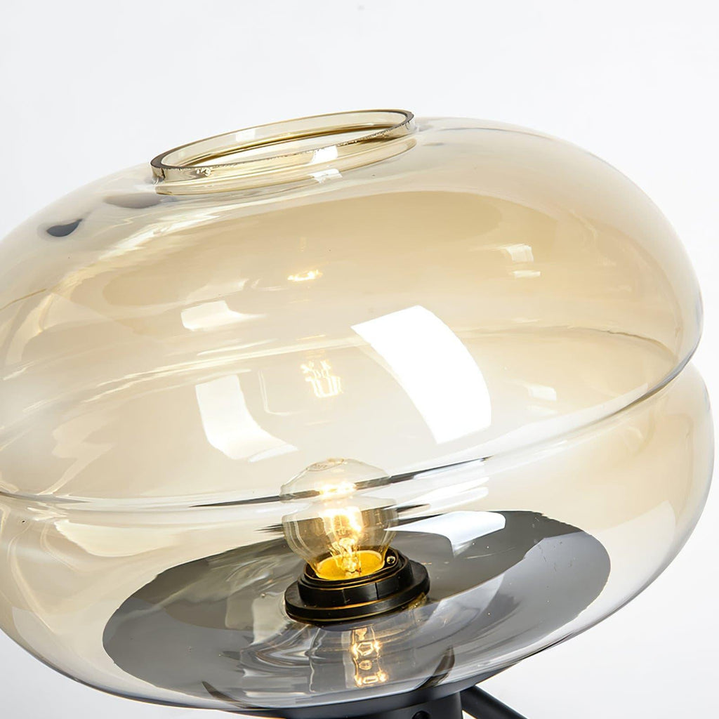 LumiJar Glass LED Table Lamp With Warm Ambient Glow | Veisp