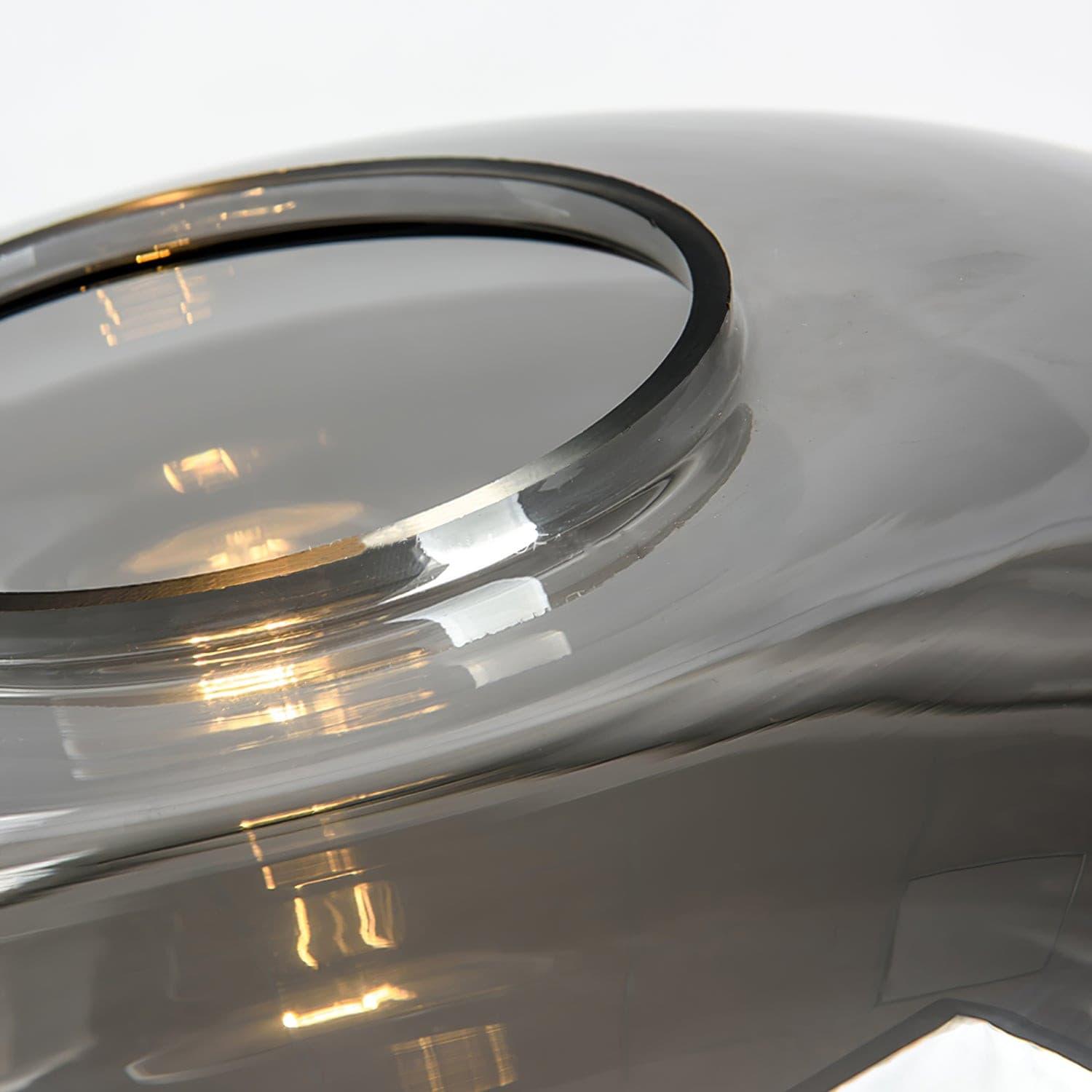 LumiJar Glass LED Table Lamp With Warm Ambient Glow | Veisp