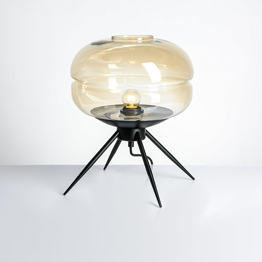 LumiJar Glass LED Table Lamp With Warm Ambient Glow | Veisp