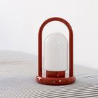 LumoKero | Compact Portable Table Lamp With Glass Shade | Veisp