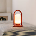 LumoKero | Compact Portable Table Lamp With Glass Shade | Veisp